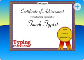 Typing Results & Certificates of Achievement
